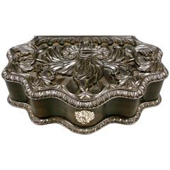 Ceylonese Carved Jewel Box of Quality
