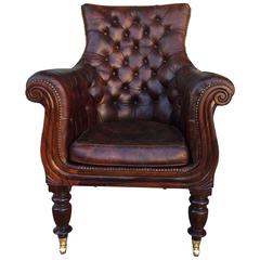 Mid-19th Century Club Chair of Rosewood