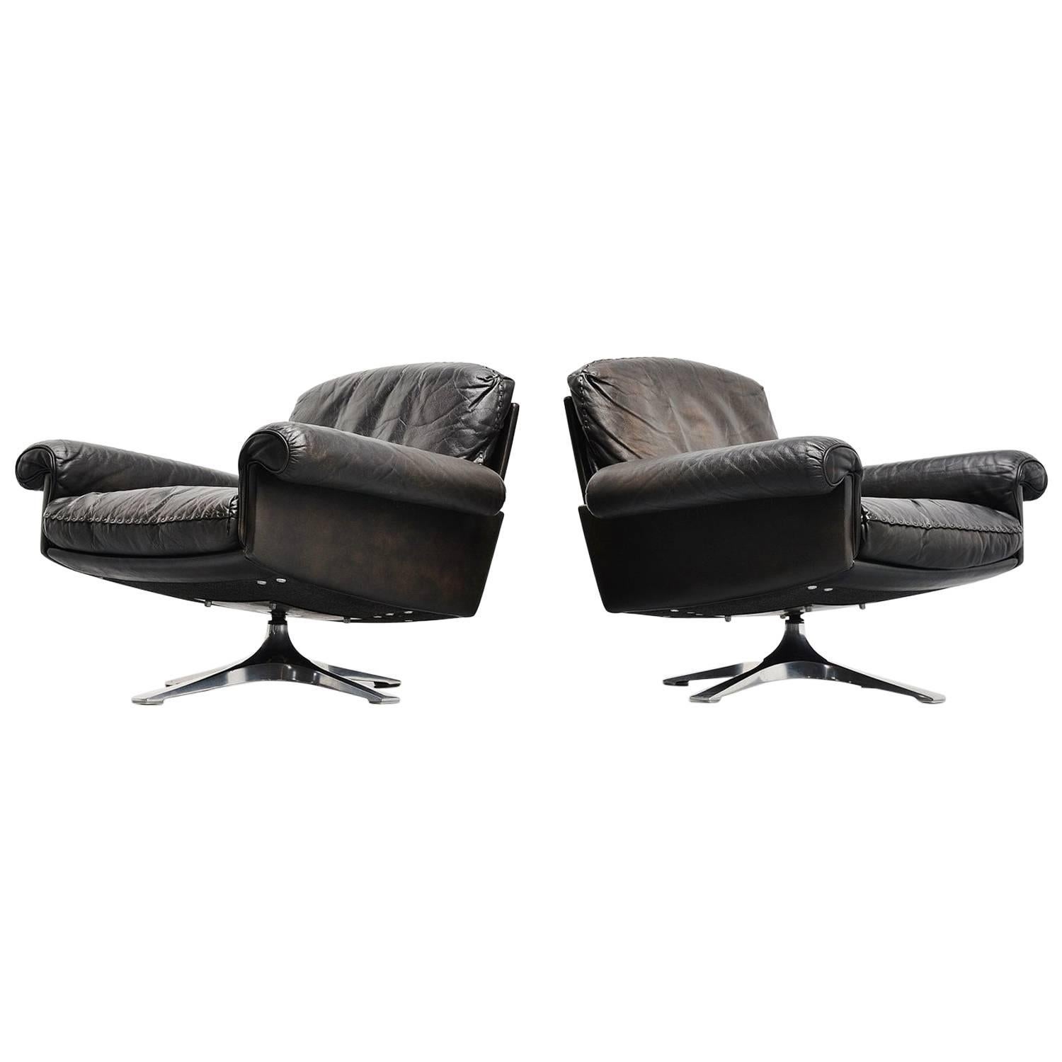 De Sede DS31 Pair of Lounge Chairs, Switzerland, 1970