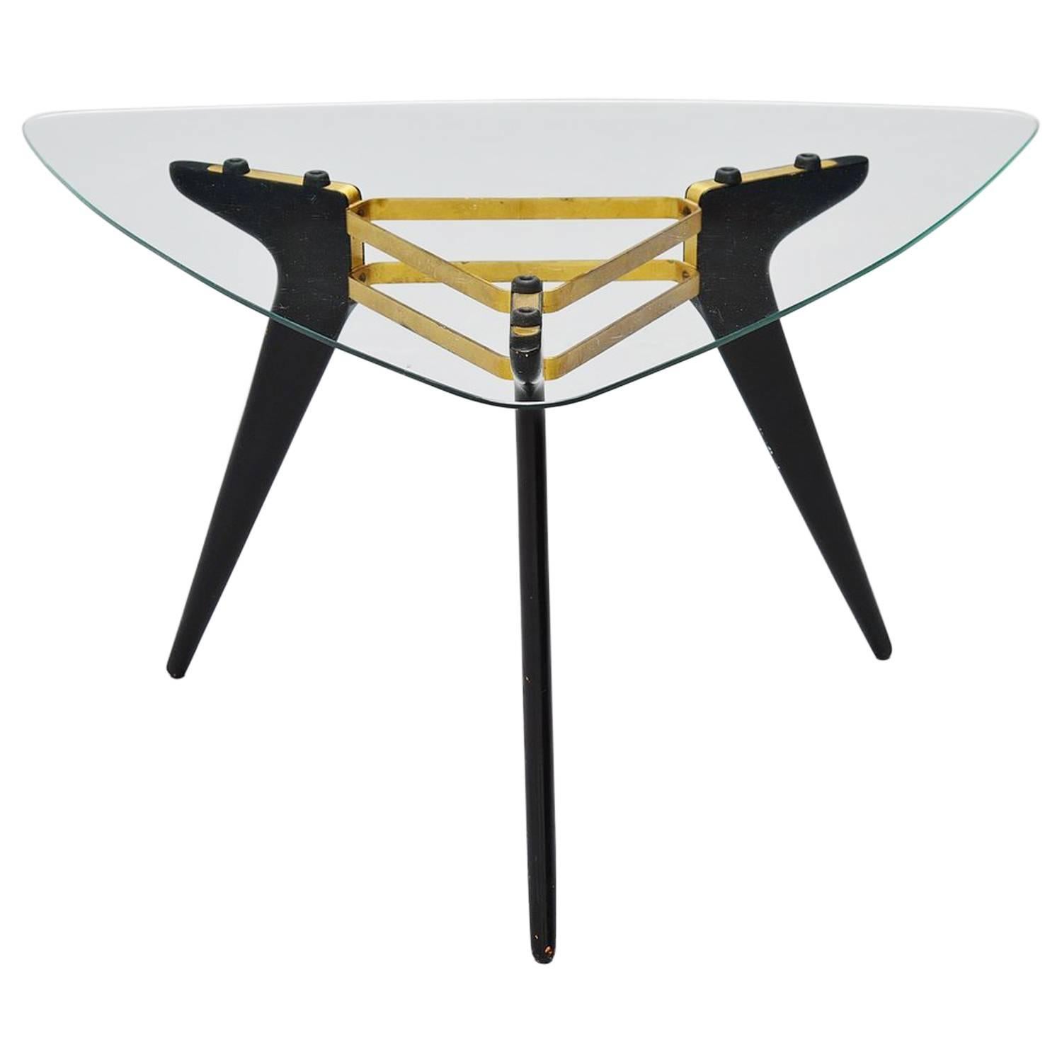 Alfred Hendrickx Style Coffee Table, Belgium, 1958 For Sale