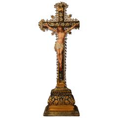 19th Century Flemish Crucifix