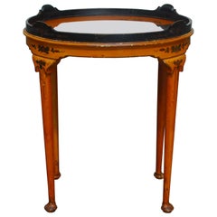 Used Queen Anne Style Chinoiserie Tea Table