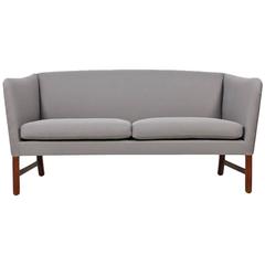 Ole Wanscher two-seater Sofa Mod. 602 for Carl Hansen danish Love Seat 1960s