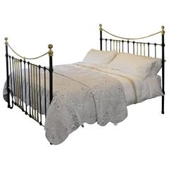 Antique Brass and Iron Extra Wide Bed MSK24