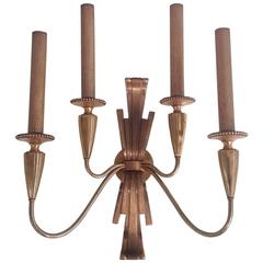 Wonderful bronze wall sconce 11