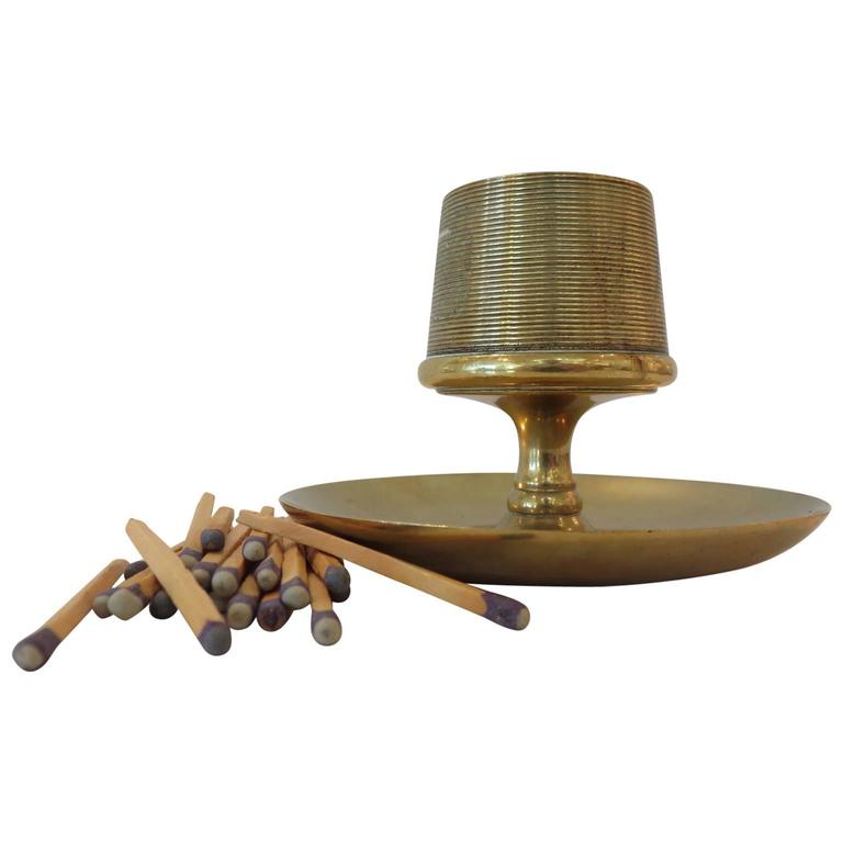 Vintage Brass Match Striker at 1stDibs