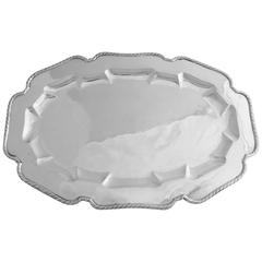 Large William Spratling Large Hand-Wrought Sterling Silver Tray, Patter 1940