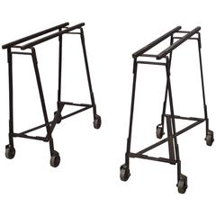 French 1930s Industrial Table Bases/Console/Desk/Side Tables