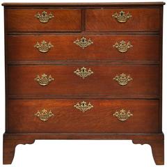 19th Century English Elm Two-Piece Chest