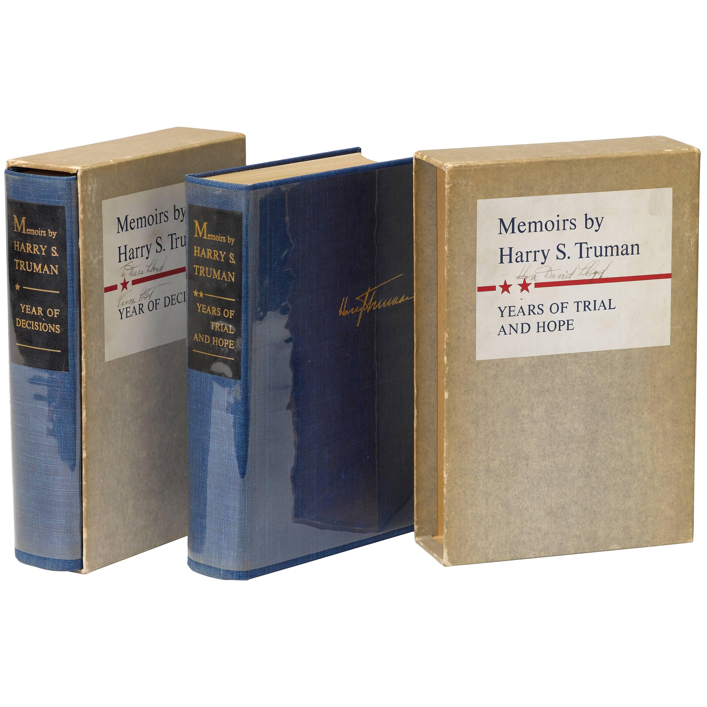 "Year of Decisions" and "Years of Trial and Hope" Memoirs by President Truman