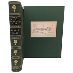 Antique "The Royal and Ancient Game of Golf" Book by Robert Clark, circa 1875
