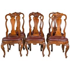 Set of Six C.B Hansen Furniture Dining Chairs