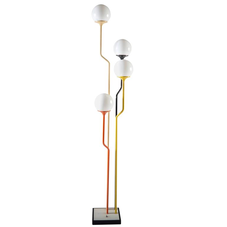 Rare Multicolored Goffredo Reggiani Floor Lamp At 1stdibs Rare Multicolored Goffredo Reggiani Floor Lamp For
