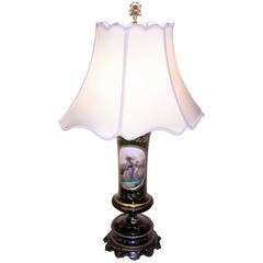19th Century Austrian Art Glass Lamp 11