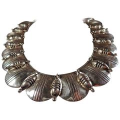 Hector Aguilar Incised Necklace