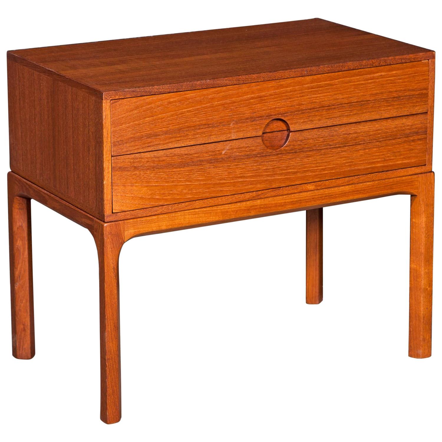 Teak Night Stand by Aksel Kjaersgaard For Sale at 1stdibs