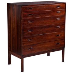 Danish Highboy Dresser or Chest of Drawers
