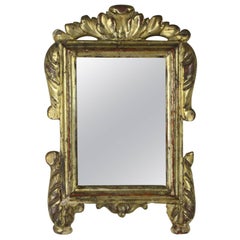 Antique Italian Baroque Gilded Mirror