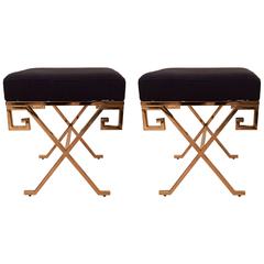 Pair of Gold Stools