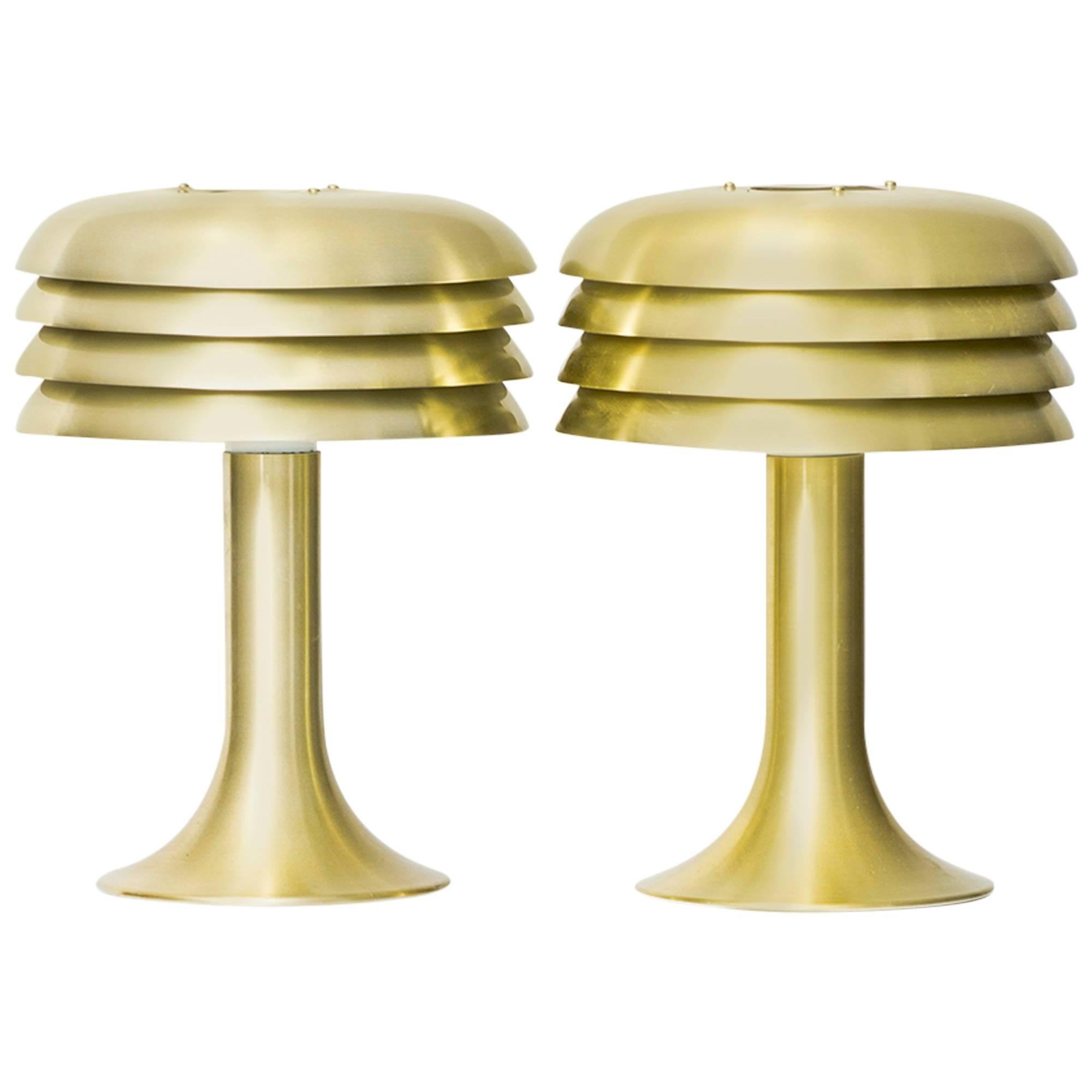 Hans-Agne Jakobsson, Pair of Table Lamps, Model BN-26