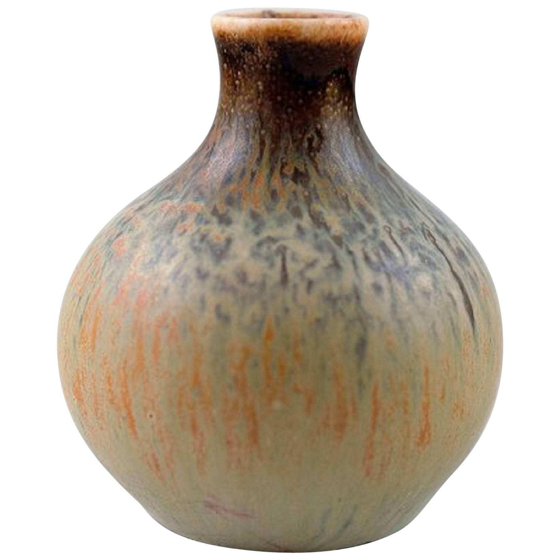Carl Harry Stalhane, Rörstrand Miniature Stoneware Bowl For Sale