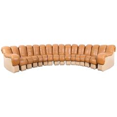 De Sede "Non Stop" DS600 Leather Sofa