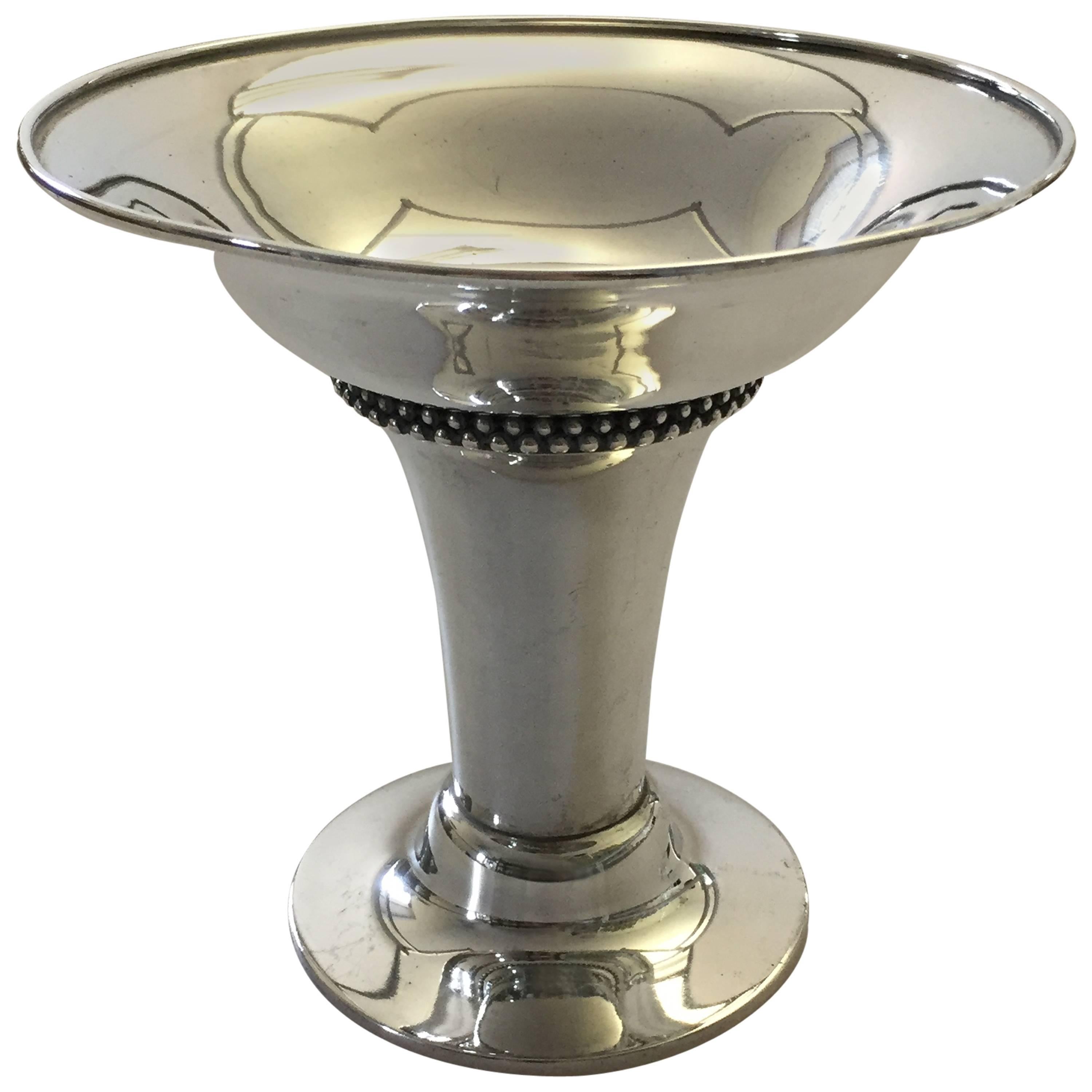 Mogens Ballin Silver Vase or Centerpiece from 1922 For Sale