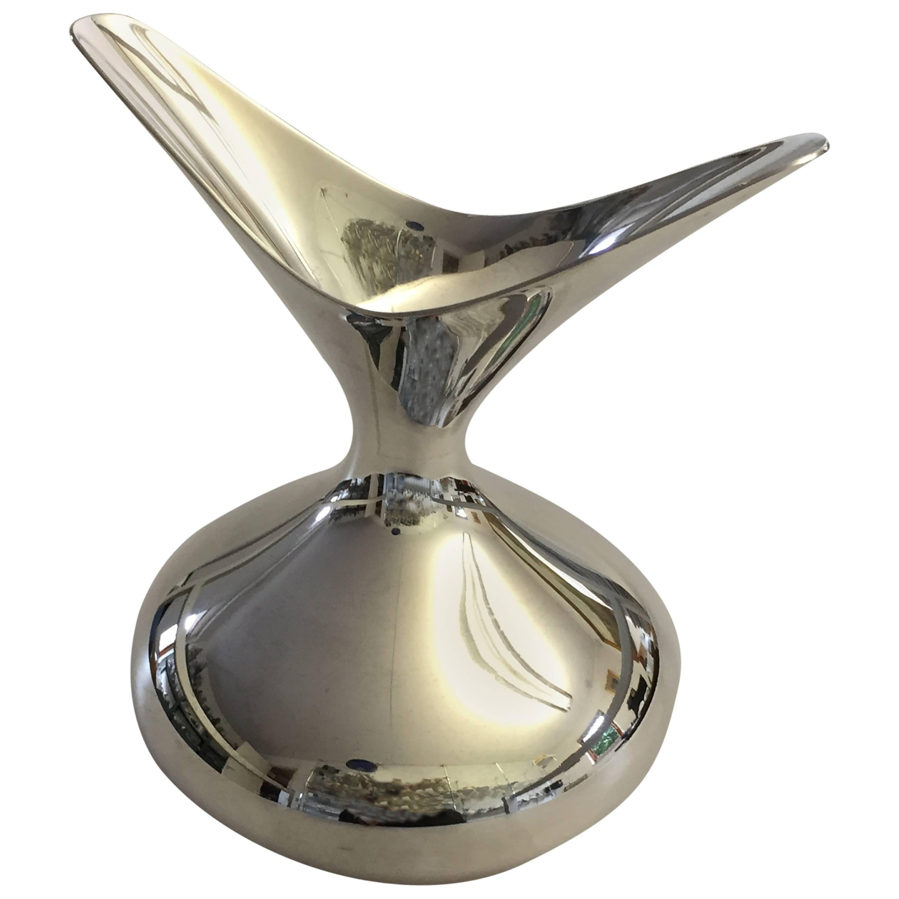 Cohr Modern Sterling Silver Hans Bunde Vase