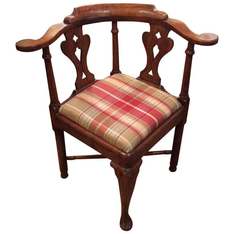 Handsome Queen Anne Antique Corner Chair at 1stDibs antique corner chairs