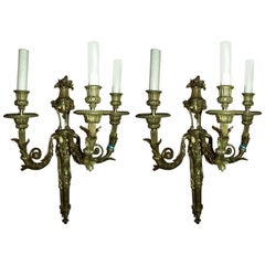 Appliques bronze antiques