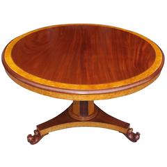 American Mahogany and Bird's-Eye Maple Center Table, NY, Circa 1820 9