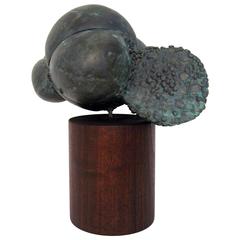 John Marshall 1966 Brutalist Bronze Sculpture
