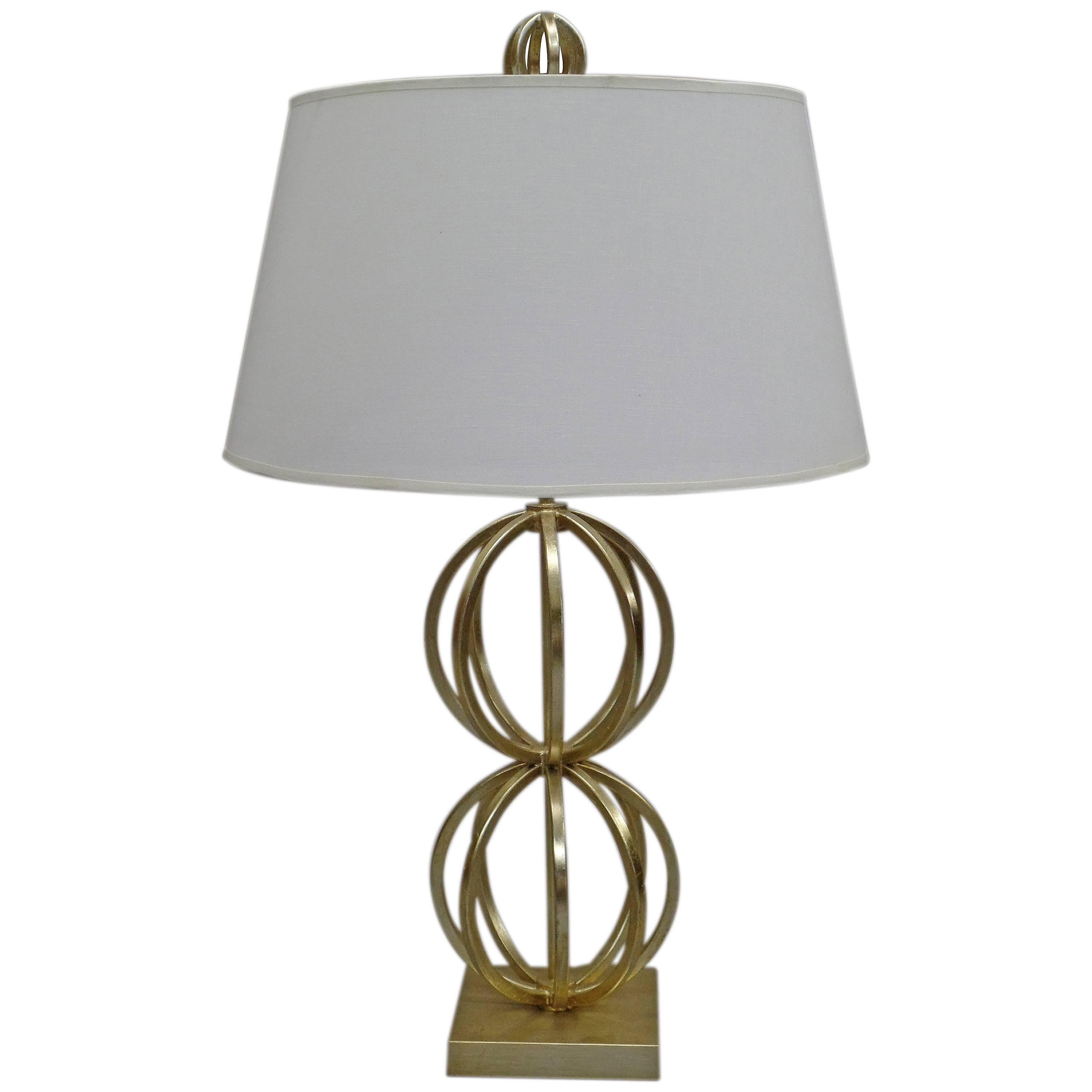 Astrolable Table Lamp in the Style of Jean Royere