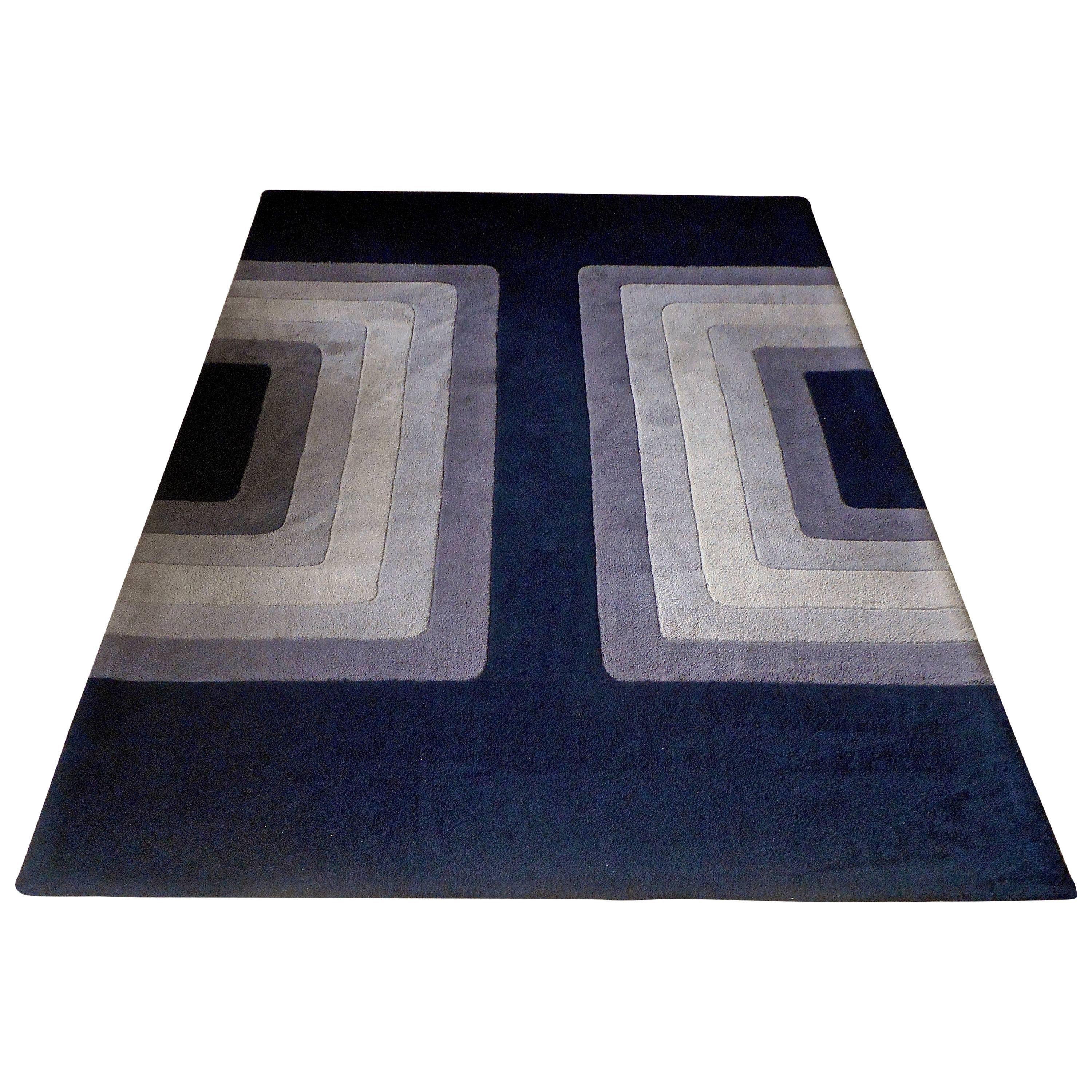 Wool Carpet in the style of Verner Panton, 1970s
