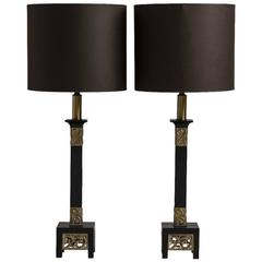 Pair of Rembrandt Classical Inspired Table Lamps, 1950s