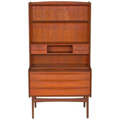 Danish Teakwood Secretary Vintage Danish Teakwood Secretary