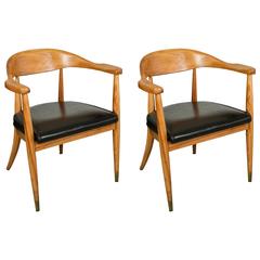 Pair of Hans Wagner Side Chairs