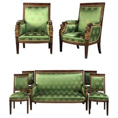 7 Piece Second Empire Salon Suite, French, circa 1880 9