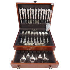Debussy by Towle Sterling Silver Flatware Set for 12 Service, 67 Pieces