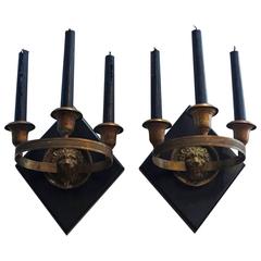 Pair of Empire Candle Sconces