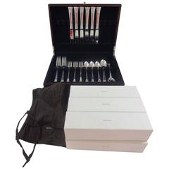 Imperial Scroll by Vera Wang Sterling Silver Flatware Set Service 30 Pieces