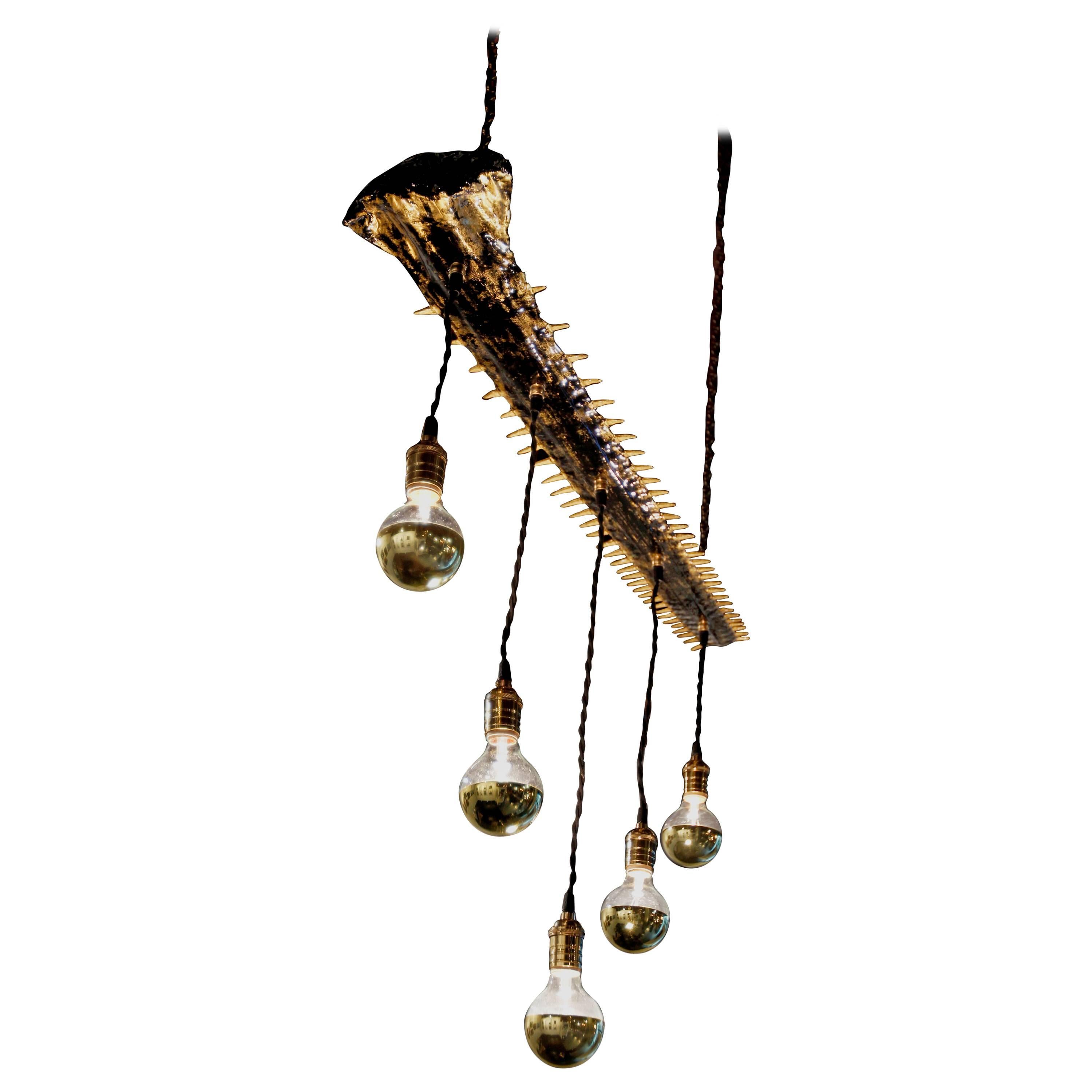 Jake Lamagno "Shark Lantern" Sculpture