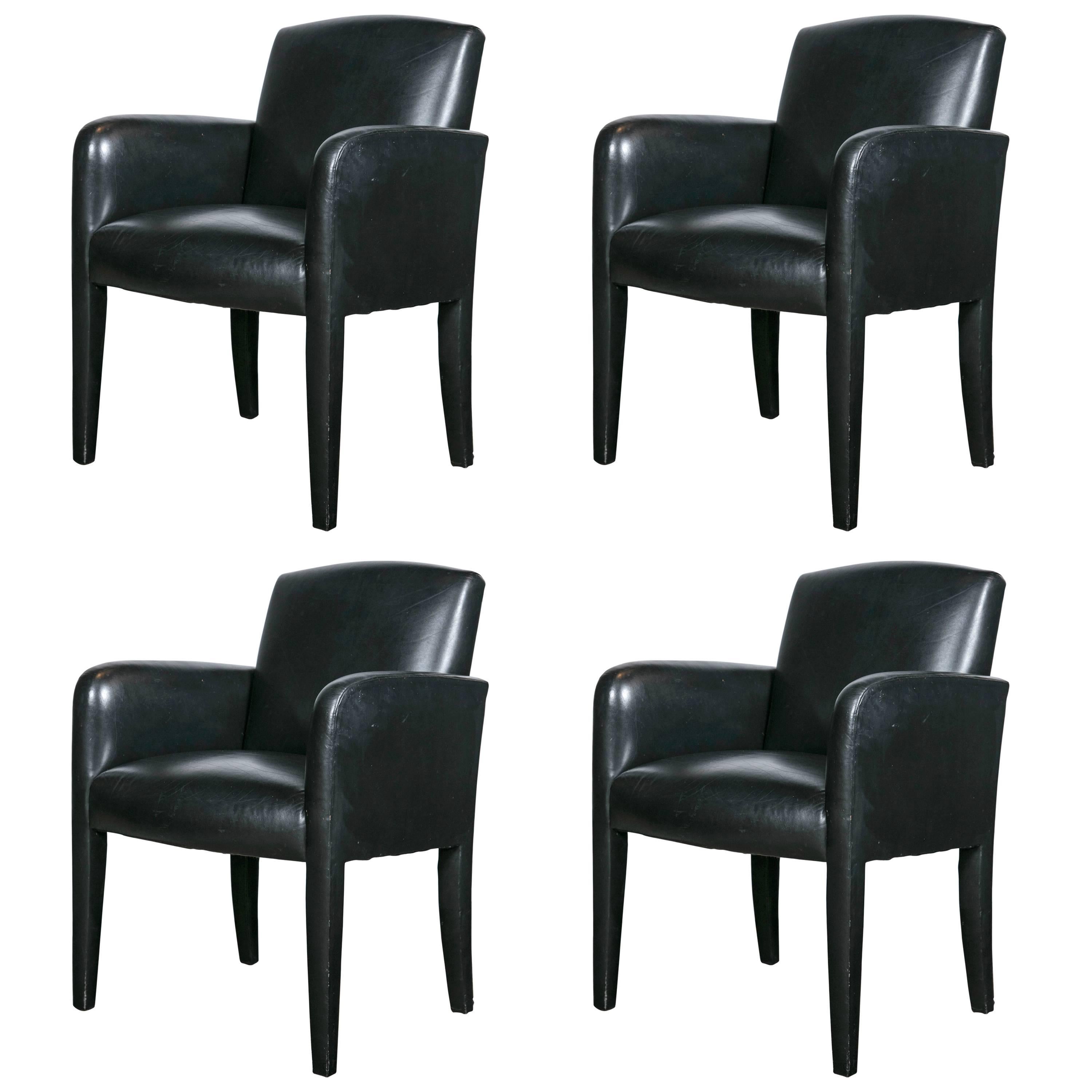 Donghia Leather Chairs For Sale