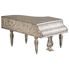 English Silver Piano, Form Jewelry Box 9