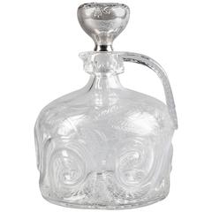Gorham Silver and Crystal Decanter, circa 1910 12