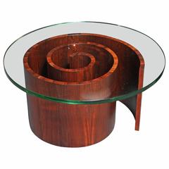 Rosewood Cocktail Table Made in Italy