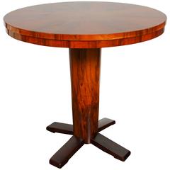 Vintage Occasional Table of Flamed Mahogany