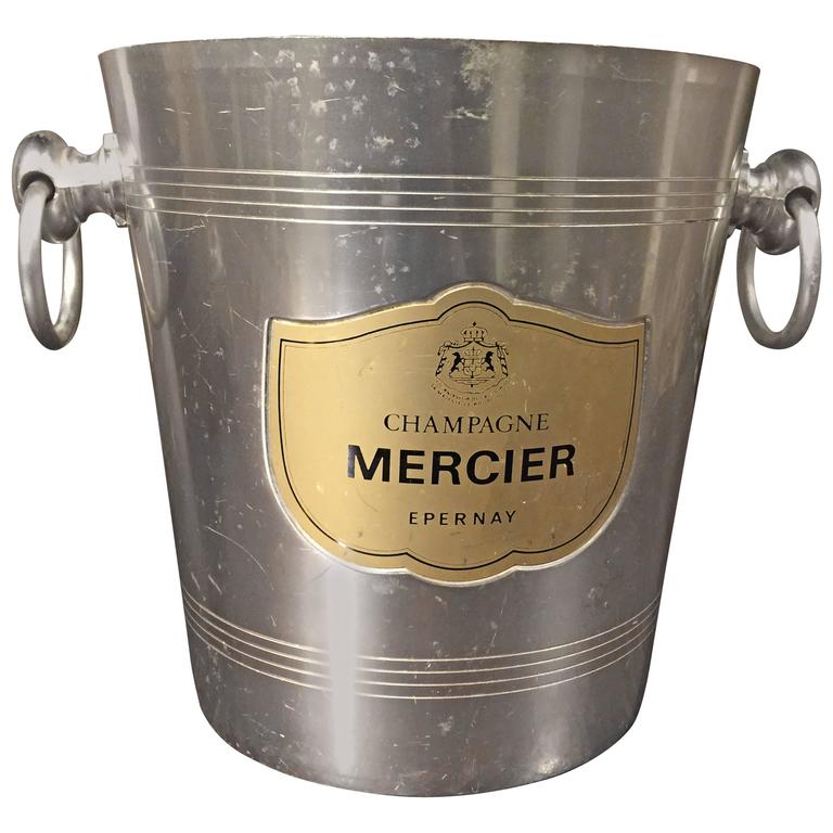 Champagne Mercier Epernay Vintage French Champagne Bucket at 1stDibs