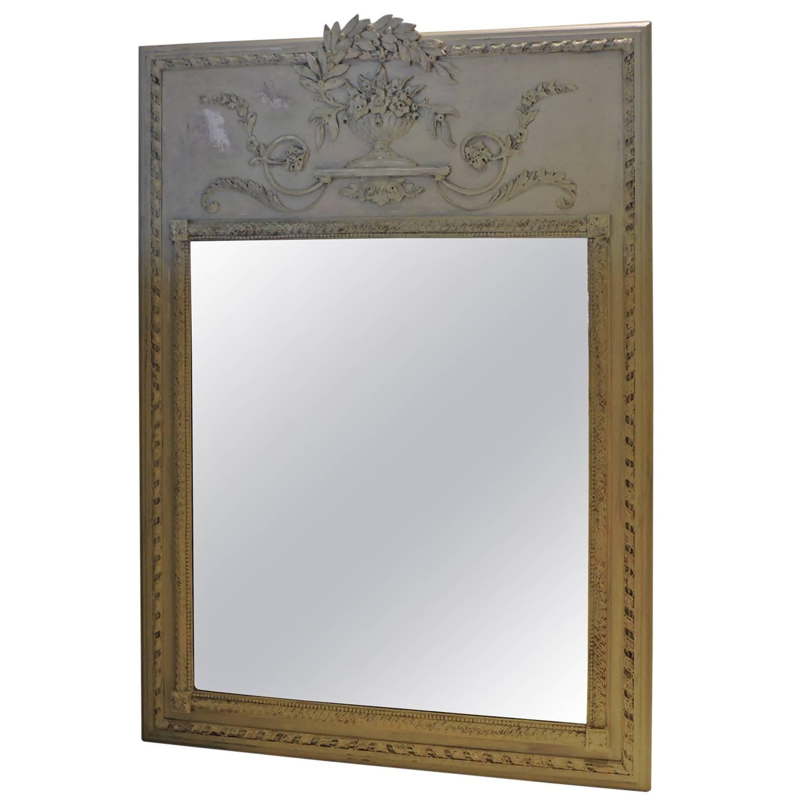 Louis XV Style Trumeau Mirror by Milch & Sons