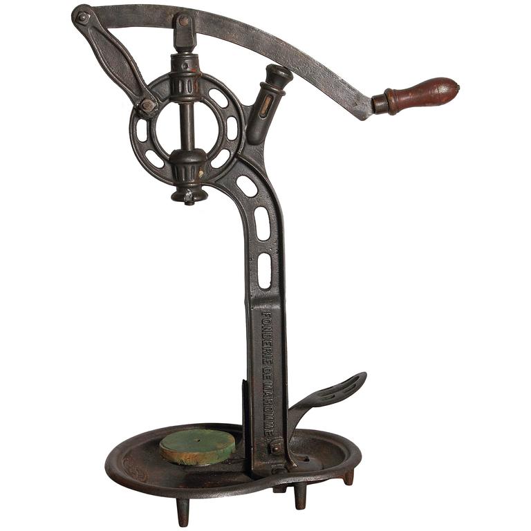 Antique French Wine Bottle Corker, circa 1910 at 1stdibs